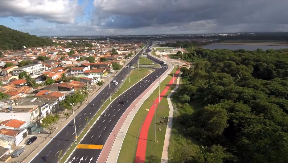 Vista do bairro Porto Dantas em Aracaju